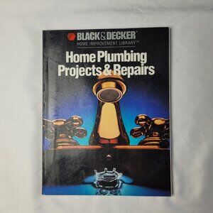 Black Decker Plumbing Projects Home improvement Repairs 1990 paperback carpenter